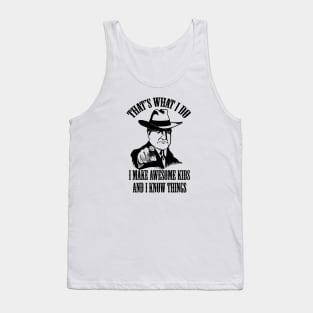 Fathers awesome kids Tank Top